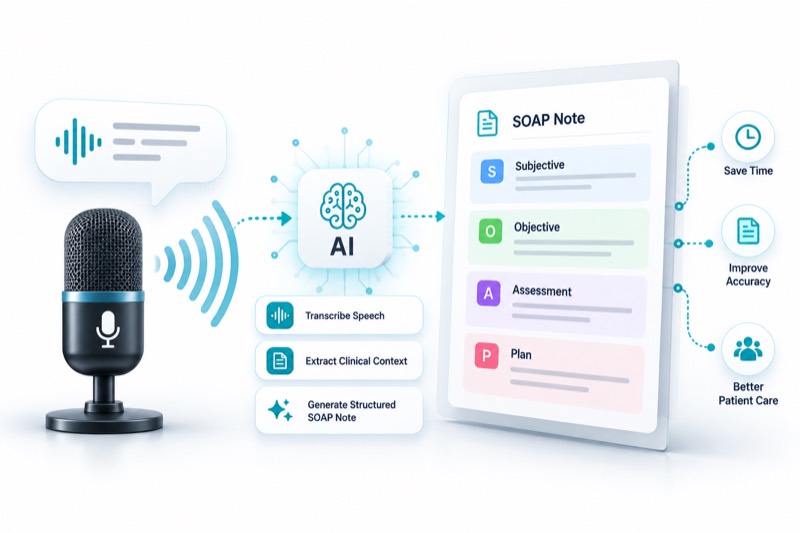 Speech to SOAP Note demo preview