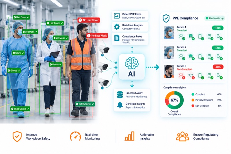 PPE Compliance Detection demo preview